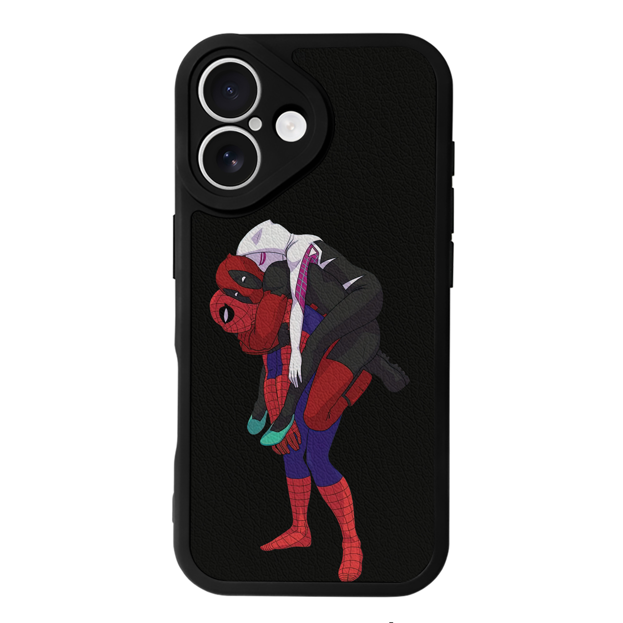 （画像用） Deadpool デッドプール 【iPhone 16シリーズ対応】シリコンスマホケース（レザー調） 材質：シリコン